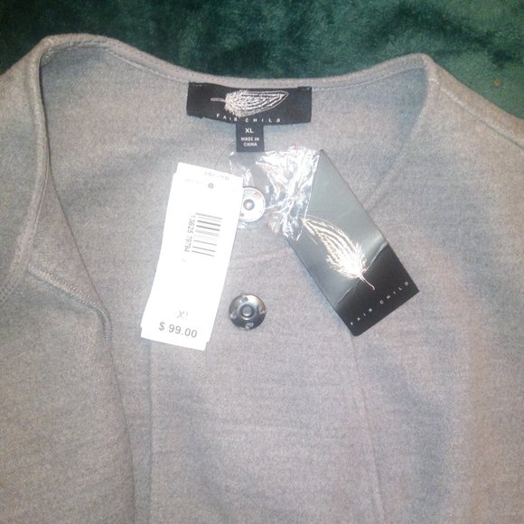 NWT Fairchild Longline Vest Sz XL - Picture 6 of 9